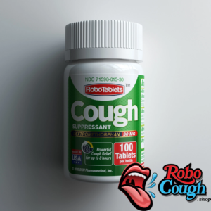 RoboCough 30mg tablets bottle